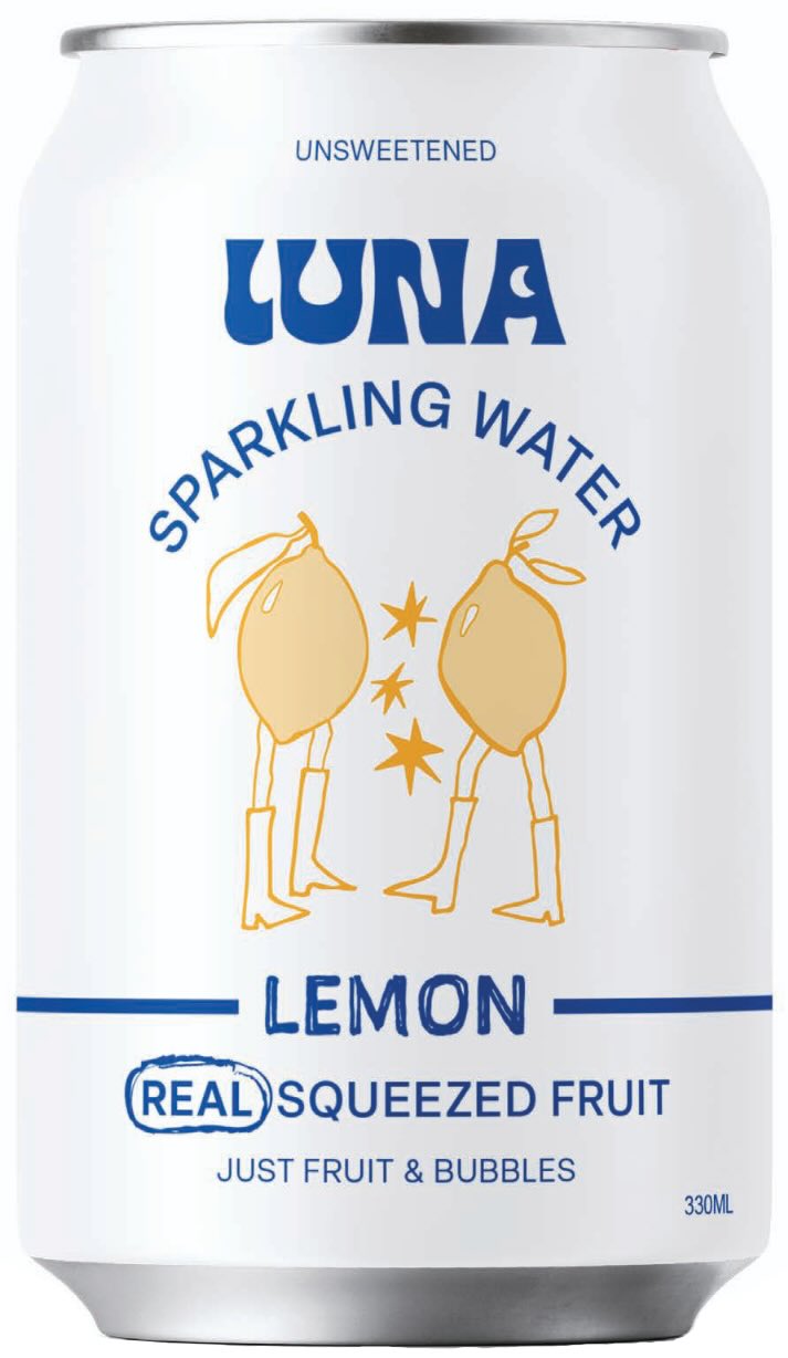 Luna Sparkling Water — Lemon